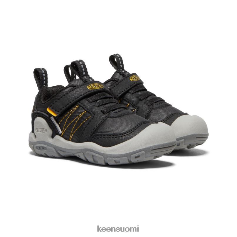 jalkineet fi KEEN taaperot knotch peak tennarit musta/keltainen PF028934