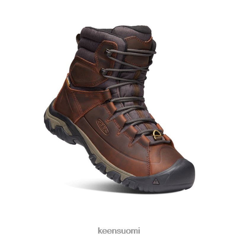jalkineet fi KEEN miehet targhee korkea pitsinen vedenpitävä saappaat kaakao / multaa PF028389