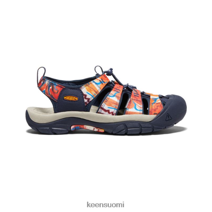 jalkineet fi KEEN miehet newport x outdoor afro groovy oranssi/laivasto PF02885