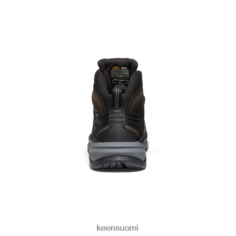 jalkineet fi KEEN miehet kansas city+ kbf vedenpitävä keskiosa (pehmeä varvas) kahvipapu/musta PF0282