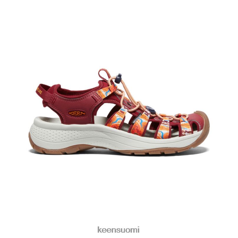 jalkineet fi KEEN naiset astoria länsi x ulkona afro oranssi aalto/punainen PF028554