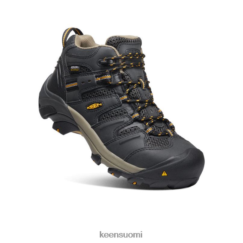 jalkineet fi KEEN naiset lansing vedenpitävä keskiosa (teräskärki) korppi/ruskea oliivi PF028598
